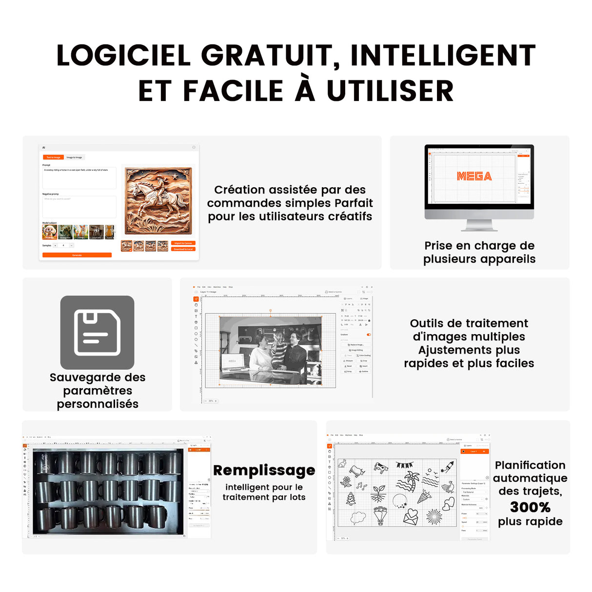 Monport Mega : La première machine à graver de bureau intelligente de 70 W au monde