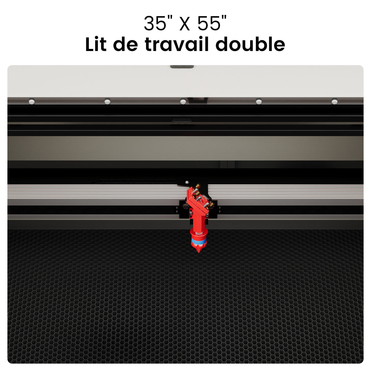 Monport 130W CO2 intégré Système de refroidissement par eau Machine à graver laser & Cutter avec (1300 x 900mm) surface de gravure