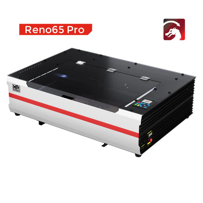 Monport Reno65 Pro 65W Graveur et découpeur laser CO2 de bureau (24" X 16") avec nouveau contr?leur DSP et Mise au point automatique assistée