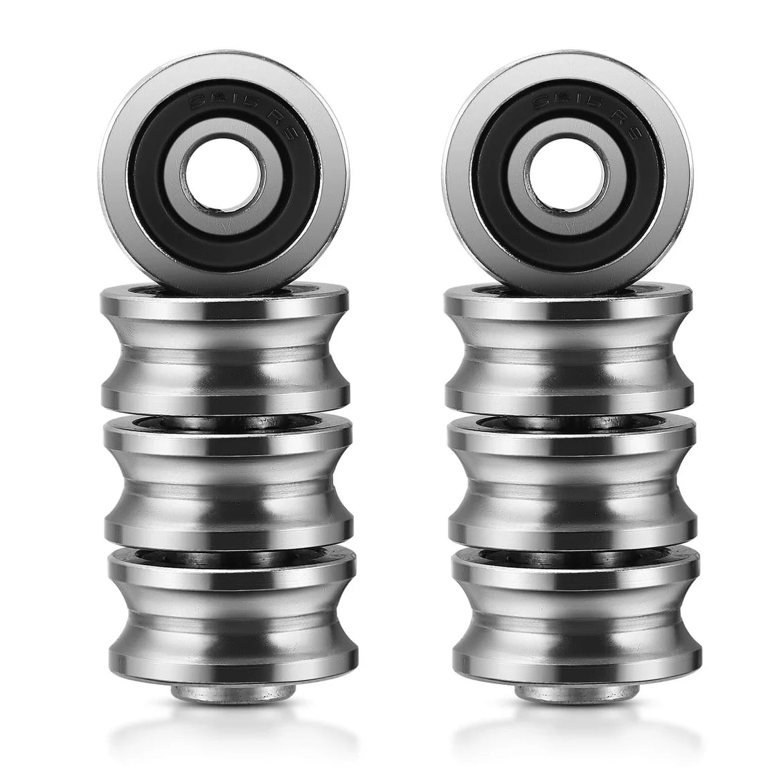 Roulement à billes Monport Track Guide 4 pièces pour 40W-150W CO2 Laser Engraver(5mmx17mmx8mm)