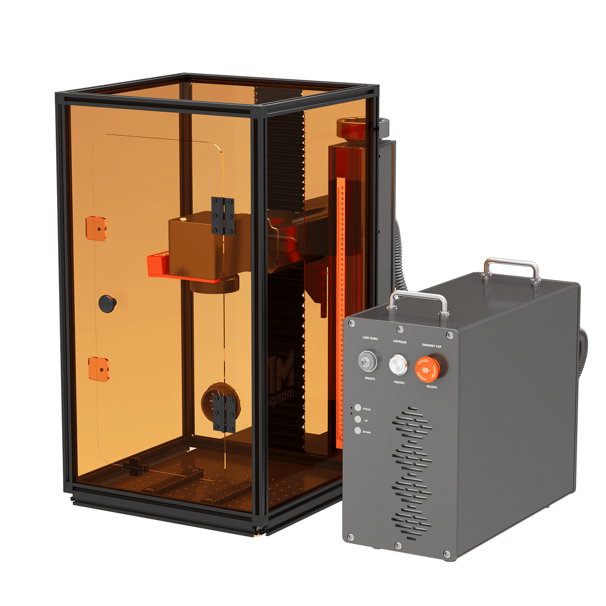 Monport Boîtier de gravure laser pour les lasers à fibre GT & GPro (avec interrupteur de sécurité porte)