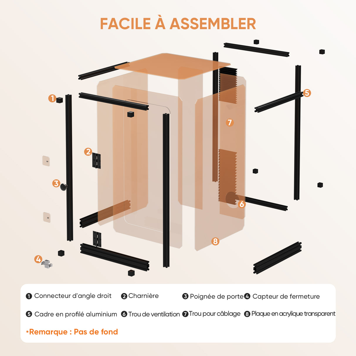 Monport Boîtier de gravure laser pour les lasers à fibre GQ & GPro (avec interrupteur de sécurité porte)