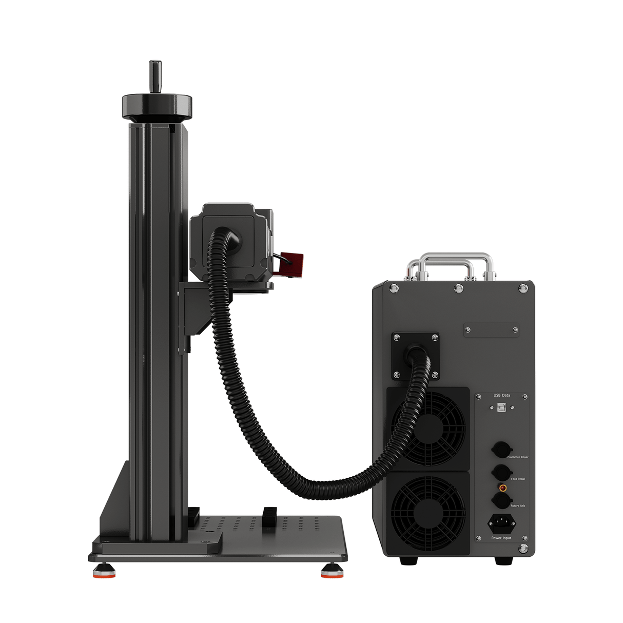 Monport GPro 100W MOPA Machine laser à fibre Vision – Avec système de vision pour un positionnement automatique, une gravure métallique précise et un marquage laser