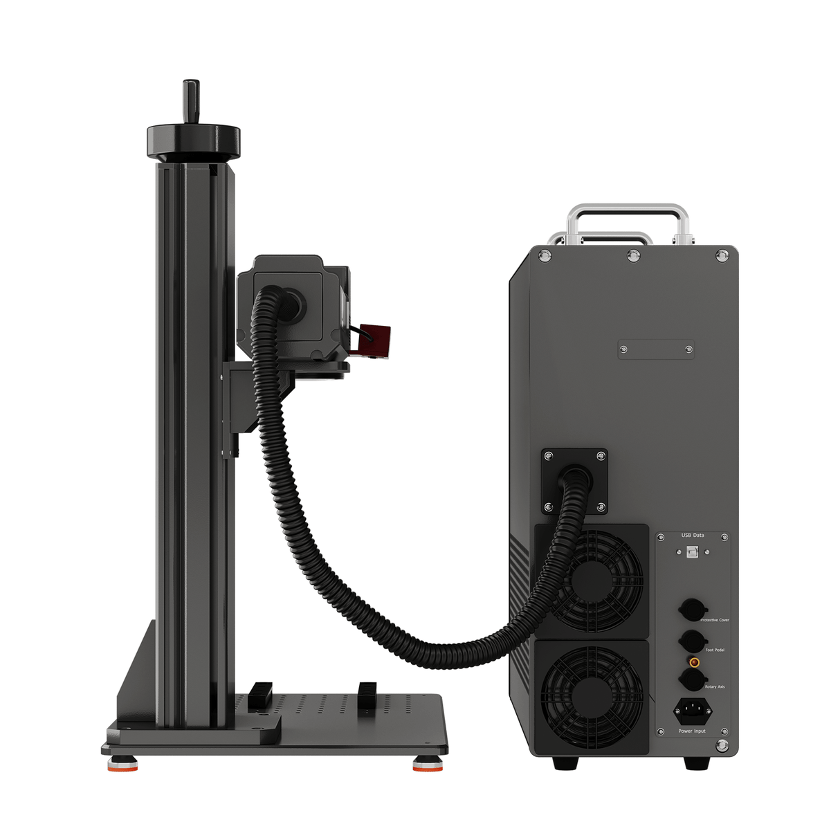 Monport GPro 200W MOPA Machine laser à fibre Vision – Avec système de vision pour un positionnement automatique, une gravure métallique précise et un marquage laser