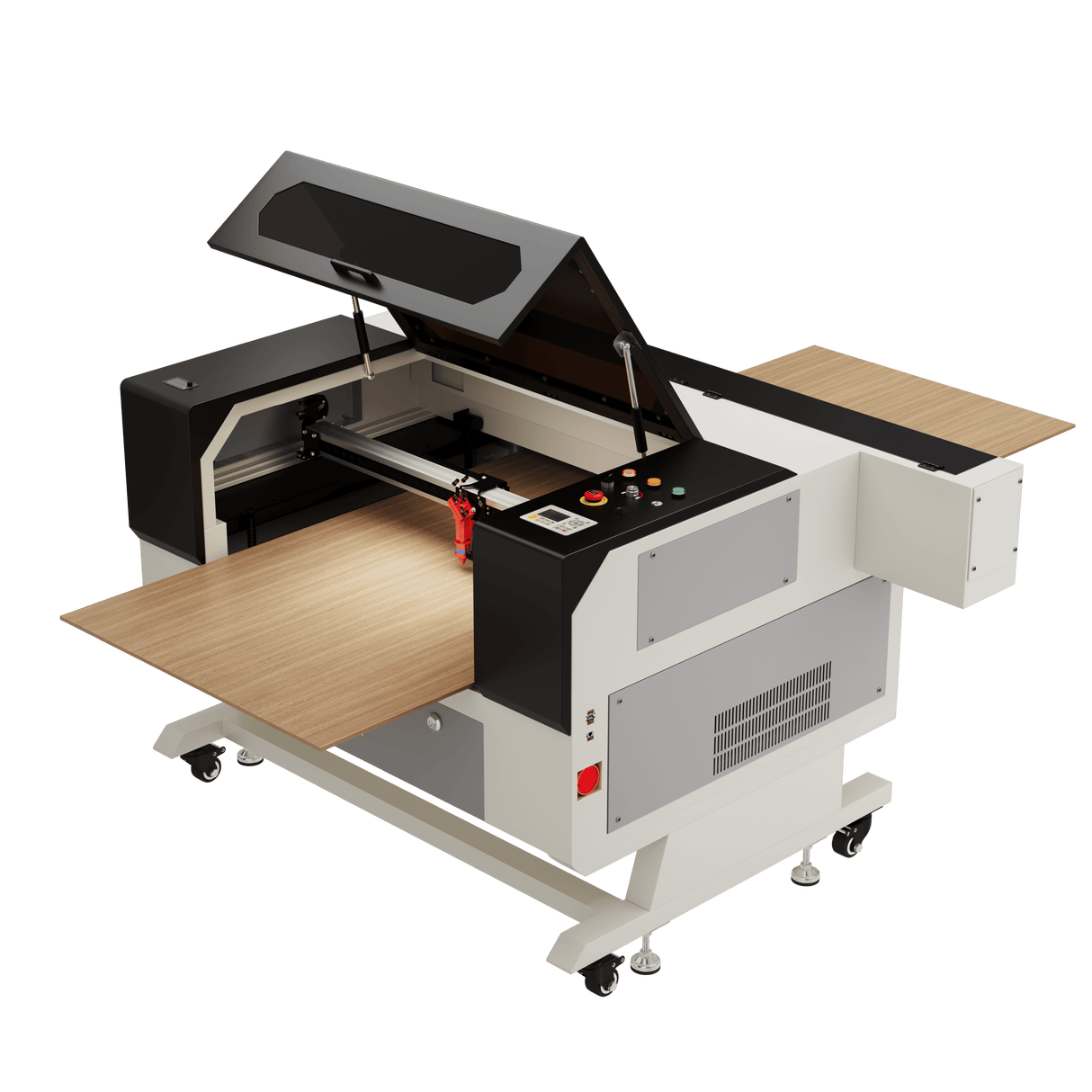 Monport 90W Machine à graver laser CO2 & cutter (500x700mm) avec autofocus et support