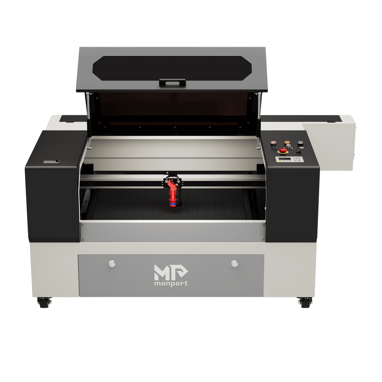 Monport 80W Machine à graver laser CO2 & Cutter (500x700mm) avec Mise au point automatique