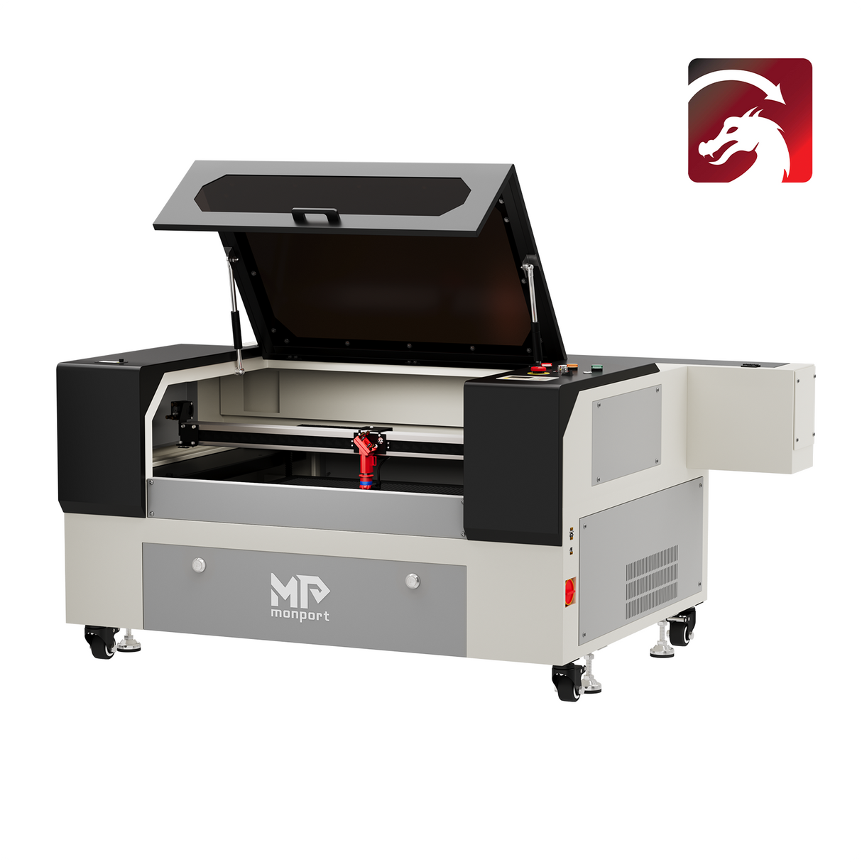 Monport 90W Machine à graver laser CO2 & cutter (500x700mm) avec autofocus