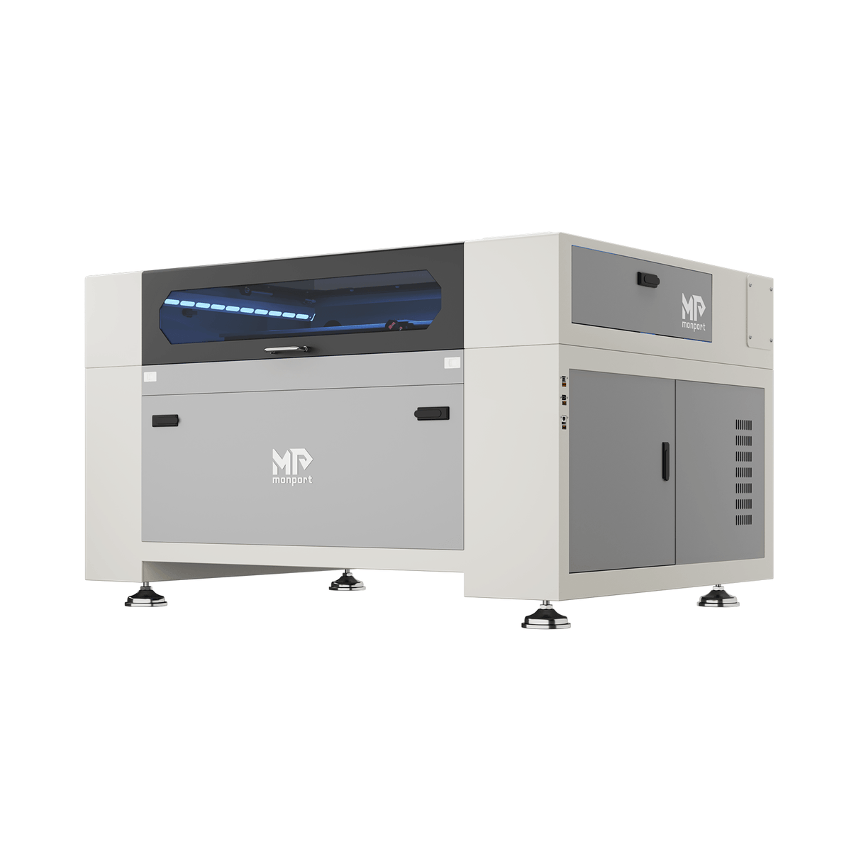 Monport Effi9S Laser CO₂ de gravure et de découpe amélioré 90 W (914 × 610 mm) avec mise au point automatique et refroidisseur d’eau intégré 4,9 (18 avis)