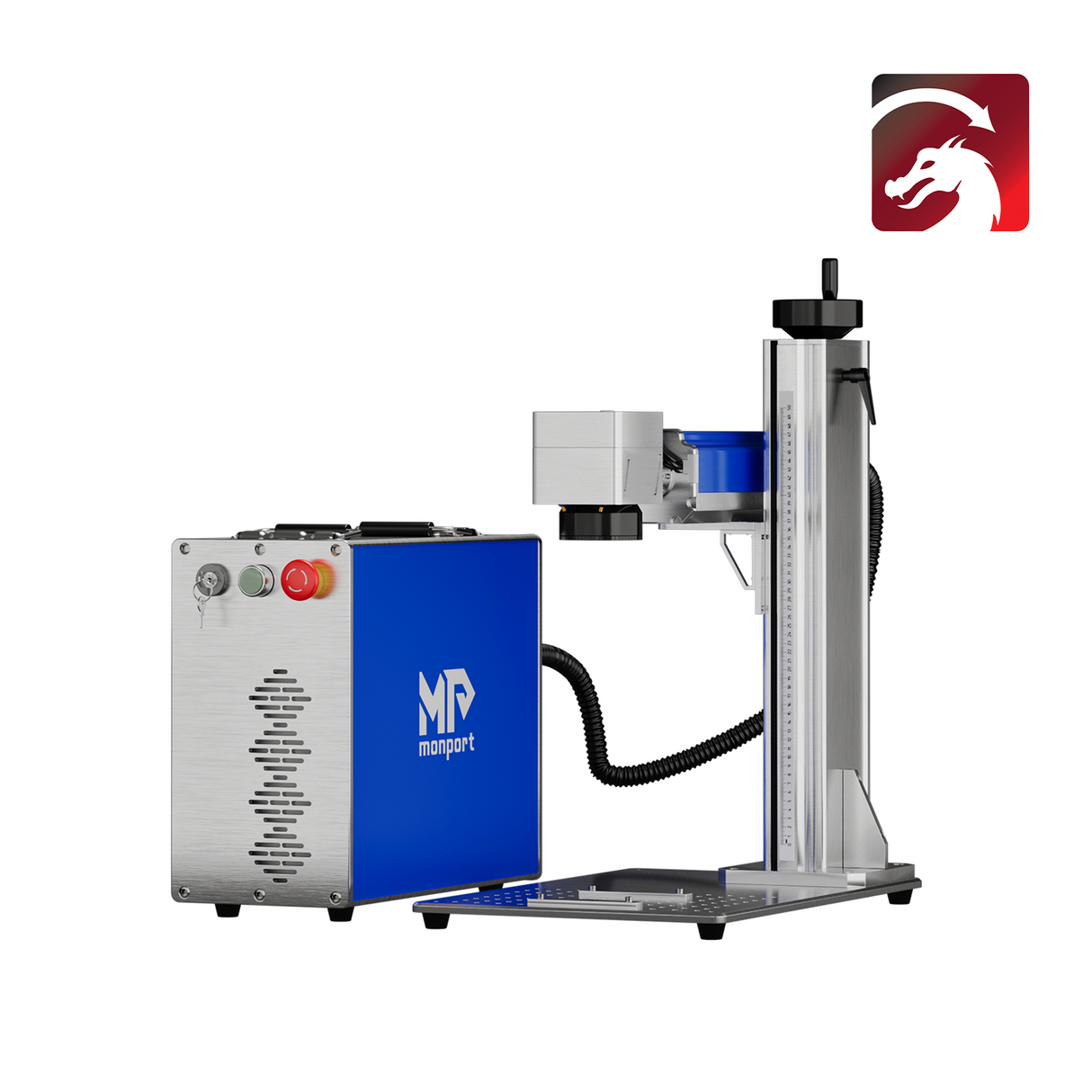 Monport GQ 50W Graveur laser à fibre (7.9" x 7.9") & machine de marquage