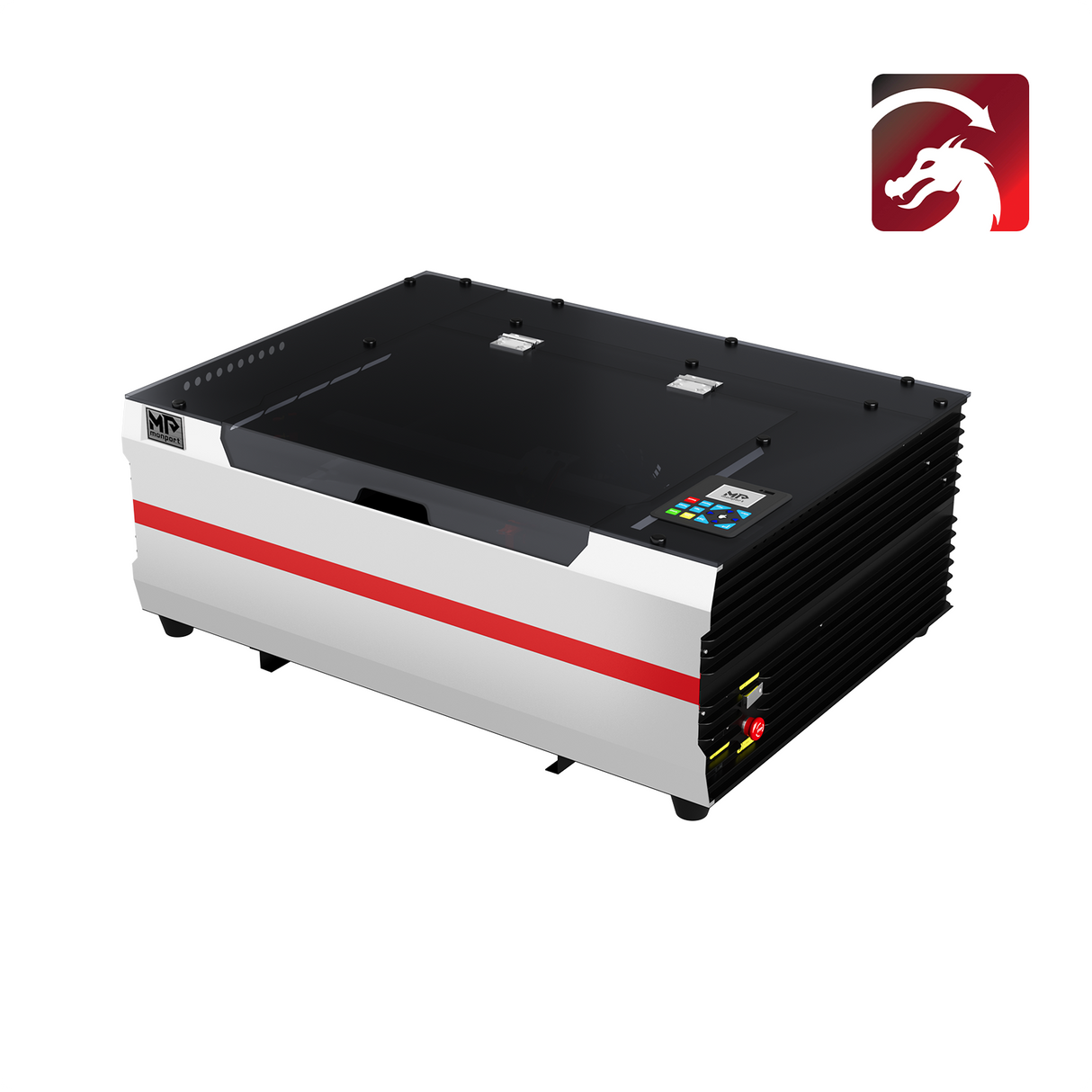 Monport Reno65 Pro 65W Graveur et découpeur laser CO2 de bureau (24" X 16") avec nouveau contr?leur DSP et Mise au point automatique assistée