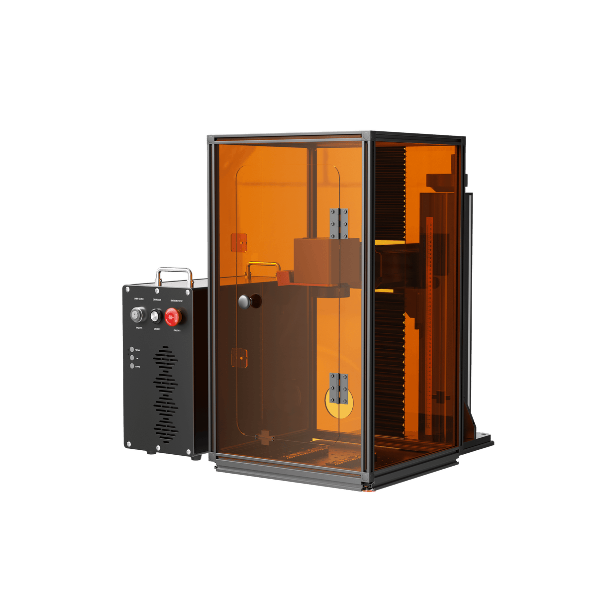 Monport GPro 60W MOPA Machine laser à fibre Vision – Avec système de vision pour un positionnement automatique, une gravure métallique précise et un marquage laser