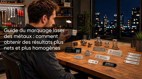 Guide du marquage laser des métaux : comment obtenir des résultats plus nets et plus homogènes