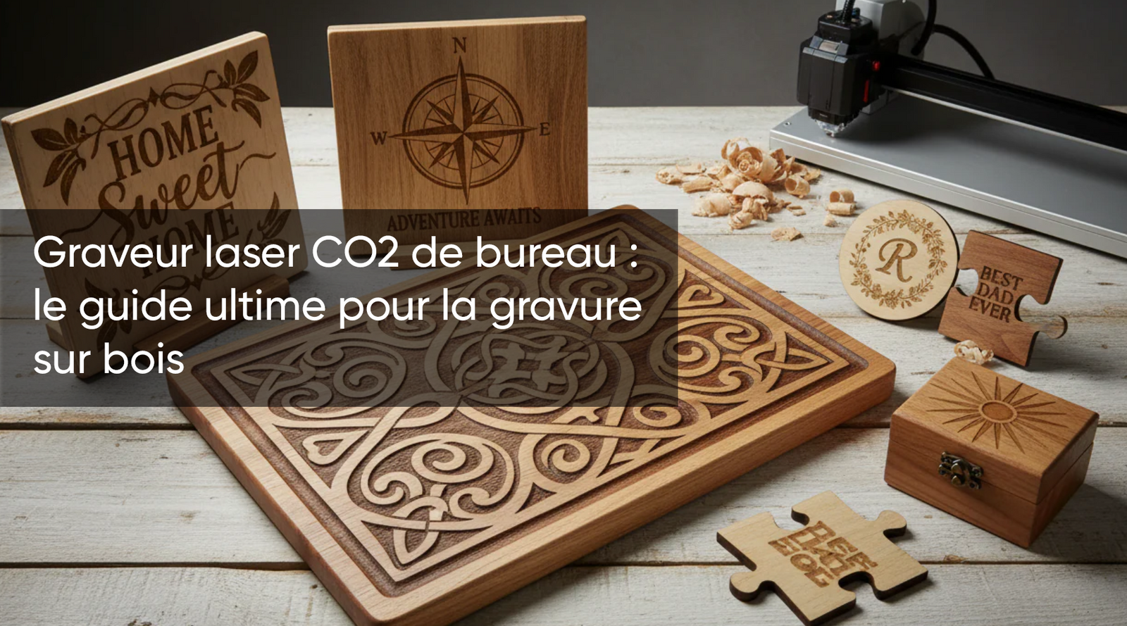 Graveur laser CO2 de bureau : le guide ultime pour la gravure sur bois