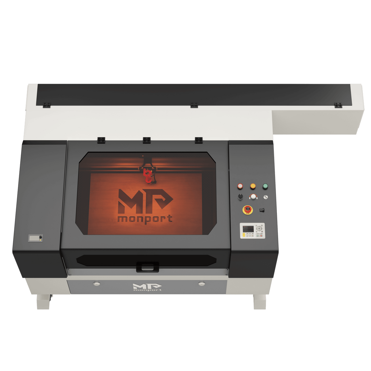 Monport 100W Machine à graver & cutter laser CO2 (500x700mm) avec autofocus et support