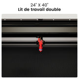 Monport 100W CO2 intégré Système de refroidissement à eau Machine à graver laser & Cutter avec (1000 x 600mm) surface de gravure