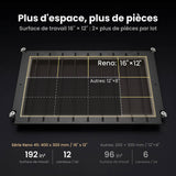Monport Reno45 Pro Vision Graveur et découpeur laser CO₂ de bureau 45 W (16" x 12") avec caméra HD 8 MP, assistance à la mise au point automatique et système de refroidissement à eau intégré