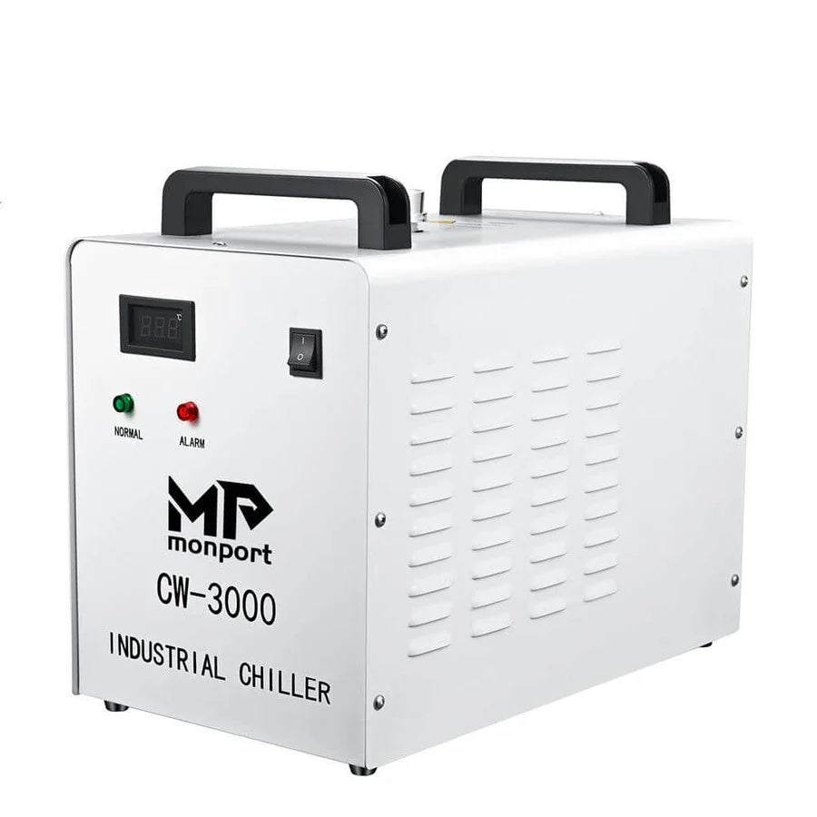Monport 9L CW-3000 système de refroidissement à eau pour graveur laser CO2 40W