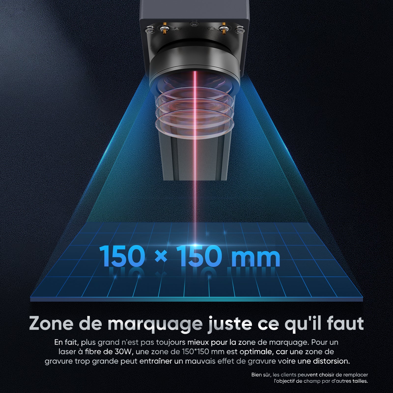 Monport GM 30W Machine de gravure et de marquage laser à fibre intégrée