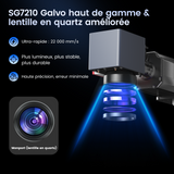 Monport GT 200W Split MOPA & Autofokus-Faserlaser-Gravierer & Farbemarkierungsmaschine