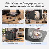 Monport GPro 100W MOPA Machine laser à fibre Vision – Avec système de vision pour un positionnement automatique, une gravure métallique précise et un marquage laser