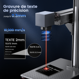 Monport GT 80W Graveur et machine de marquage couleur laser à fibre MOPA séparé avec autofocus – Appareil