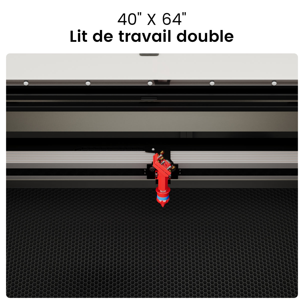 Monport 150W CO2 intégré Système de refroidissement à eau Machine à graver laser & Cutter avec (1600x 1000mm) surface de gravure