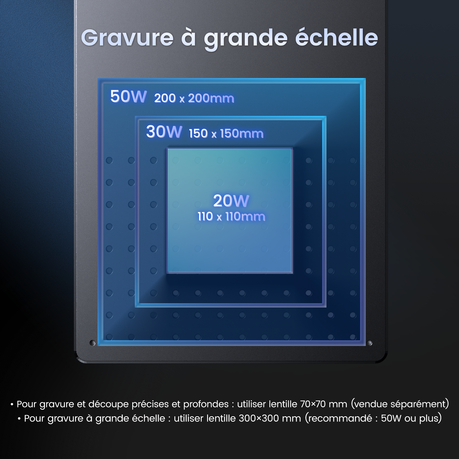 Monport GT 100W Graveur et machine de marquage couleur laser à fibre MOPA séparé avec autofocus – Appareil