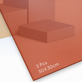 Plaque en acrylique Monport Select 305 × 305 mm (lot de 3)