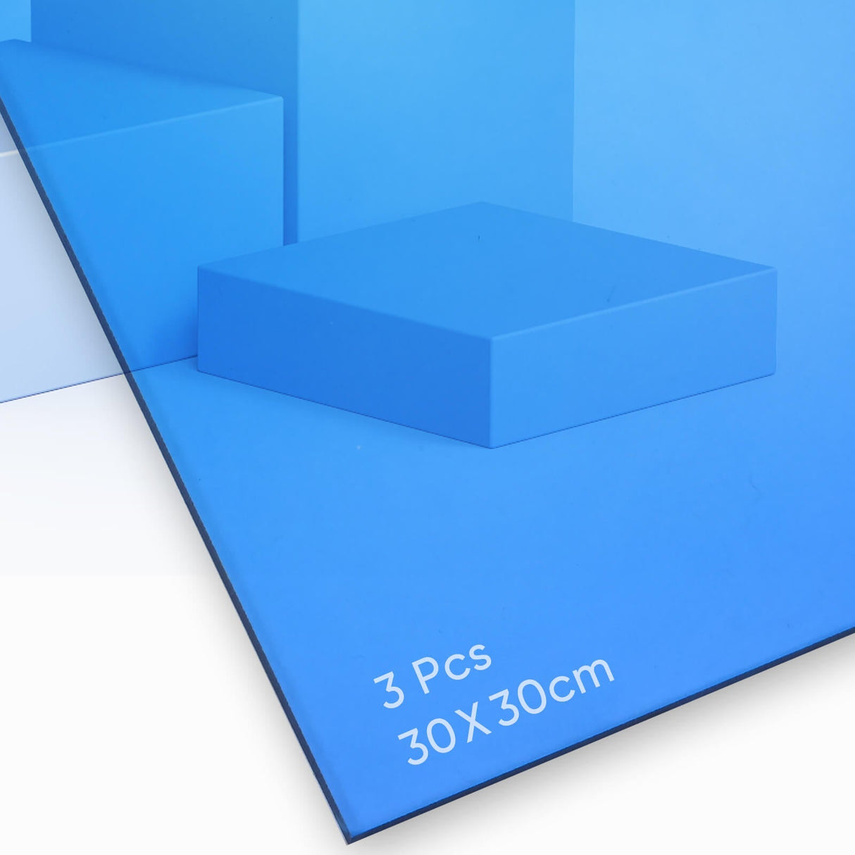 Plaque en acrylique Monport Select 305 × 305 mm (lot de 3)