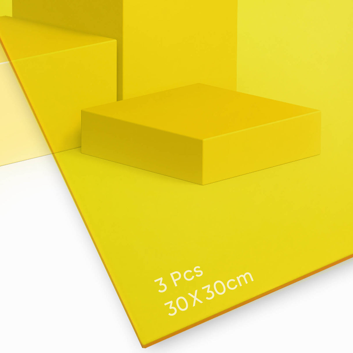 Plaque en acrylique Monport Select 305 × 305 mm (lot de 3)