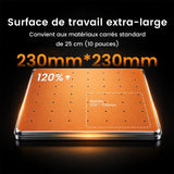 Monport AutoForge Machine de Gravure Laser Double avec Laser à Fibre 30W et Laser Diode 20W – Graveur Laser Précis et Portable