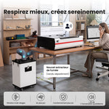 Monport Reno65 Pro Vision 65W – Machine de gravure et de découpe laser CO₂ de bureau (600x400mm) avec caméra HD 8MP, support de mise au point automatique magnétique et système de refroidissement par eau intégré