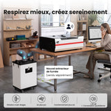 Monport Reno45 Pro Vision Graveur et découpeur laser CO₂ de bureau 45 W (16" x 12") avec caméra HD 8 MP, assistance à la mise au point automatique et système de refroidissement à eau intégré