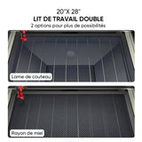Monport 60W Machine à graver laser CO2 & Cutter (700 x 500mm) Surface de gravure avec Mise au point automatique
