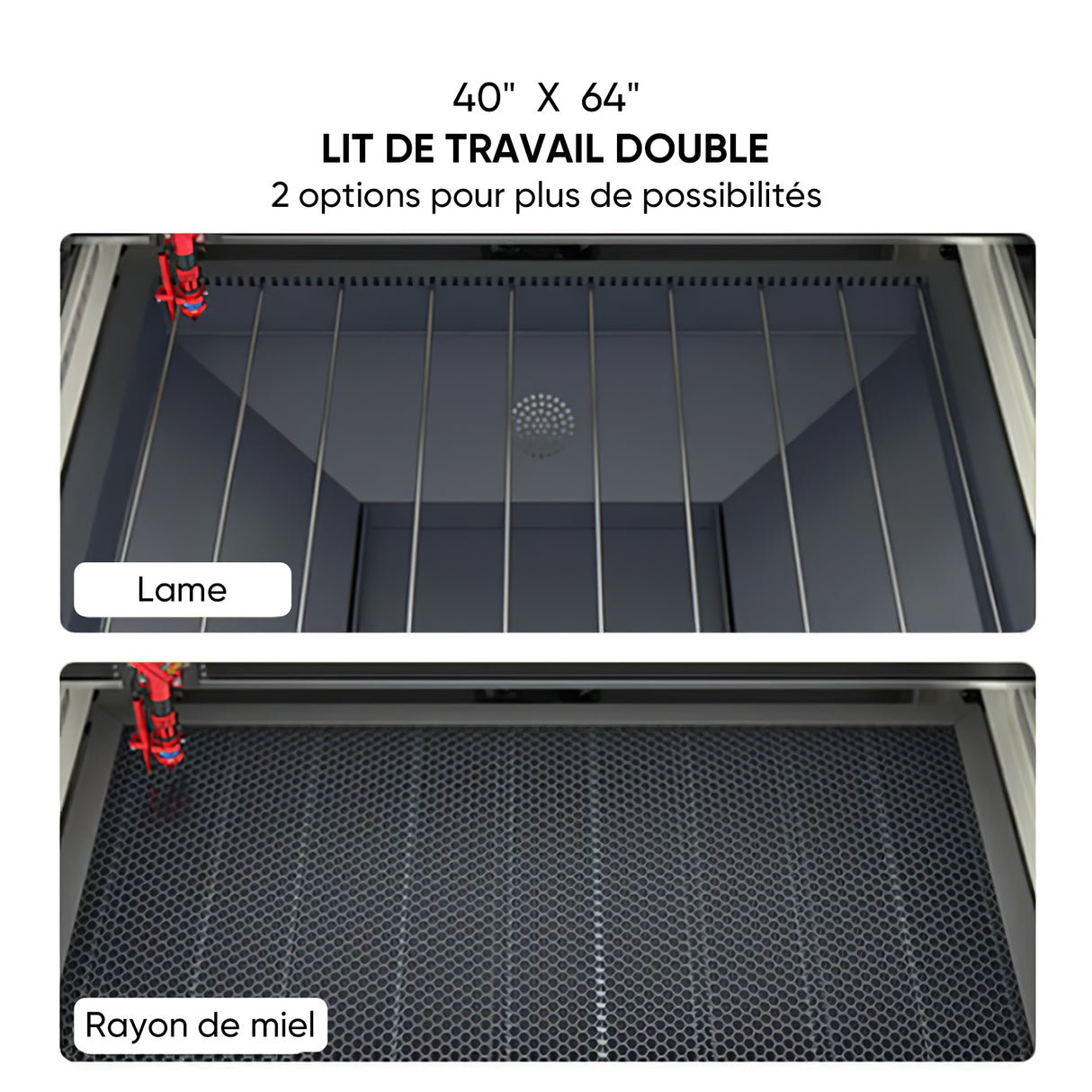 Monport 130W CO2 intégré Système de refroidissement par eau Machine à graver laser & Cutter avec (1300 x 900mm) surface de gravure