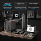Monport GPro 100W MOPA Machine laser à fibre Vision – Avec système de vision pour un positionnement automatique, une gravure métallique précise et un marquage laser
