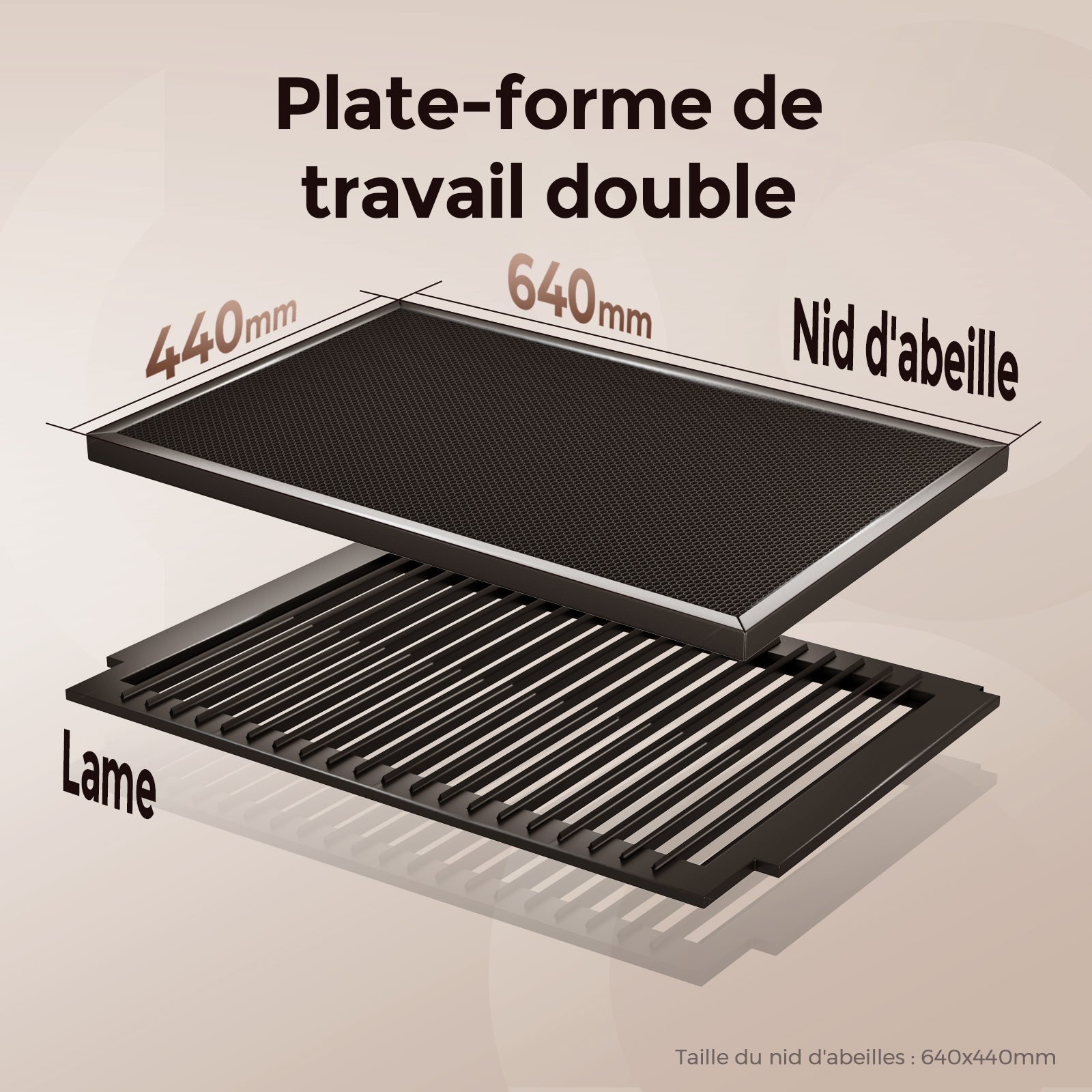 Monport Reno65 65W Graveur et découpeur laser CO2 de bureau ( 24
