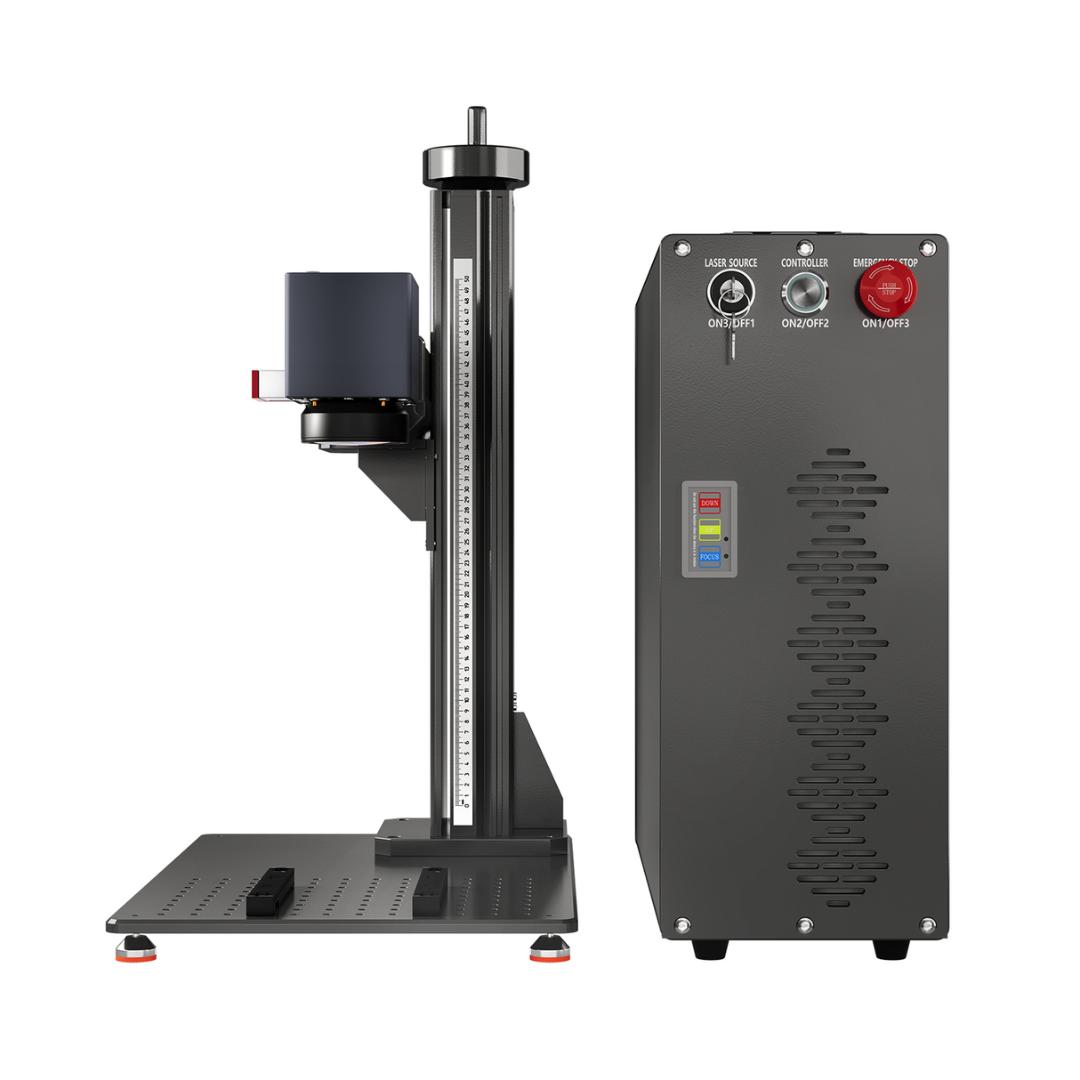 Monport GT 200W Split MOPA & Autofokus-Faserlaser-Gravierer & Farbemarkierungsmaschine