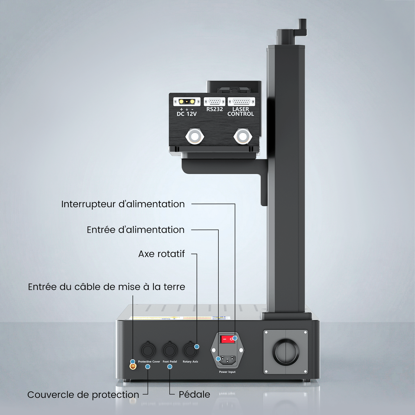 Monport 6W Graveur et Marqueur Laser UV