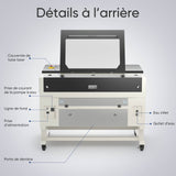Monport 60W Machine à graver laser CO2 & Cutter (700 x 500mm) Surface de gravure avec Mise au point automatique