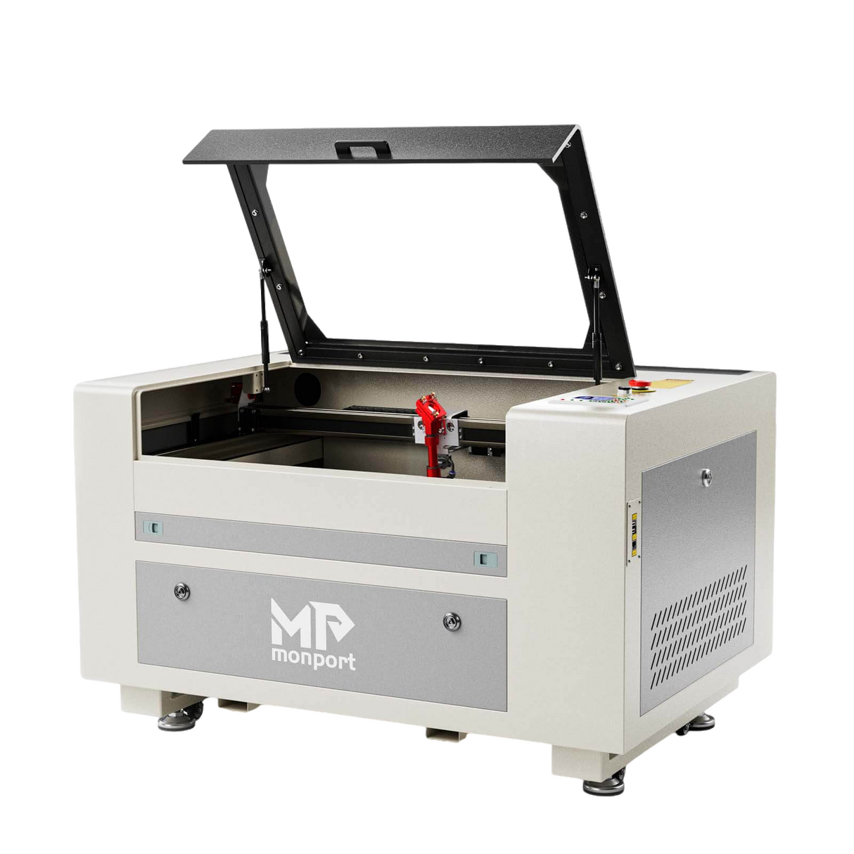 Monport 60W Machine à graver laser CO2 & Cutter (600 x 400mm) Surface de gravure avec autofocus