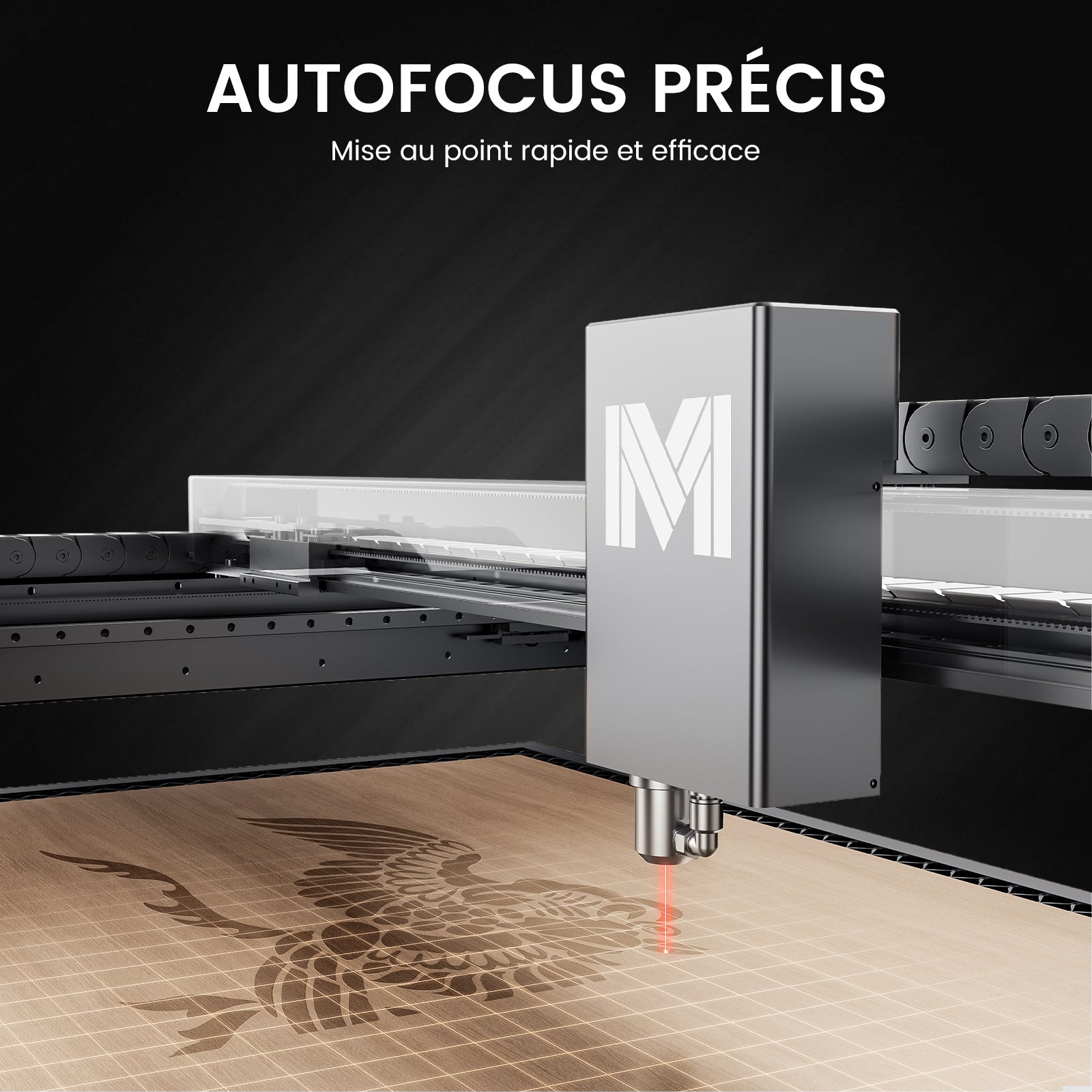 Monport Mega : La première machine à graver de bureau intelligente de 70 W au monde