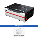 Monport Reno45 45W Graveuse et découpeuse laser CO2 de bureau (400x300mm) avec un tout nouveau système Mise au point automatique assistée