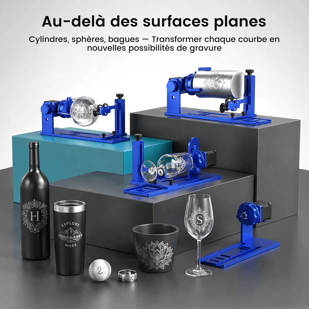 Axe rotatif multifonction amélioré pour Reno/Gpro Vision