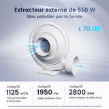 Monport Effi9S Laser CO₂ de gravure et de découpe amélioré 90 W (914 × 610 mm) avec mise au point automatique et refroidisseur d’eau intégré 4,9 (18 avis)