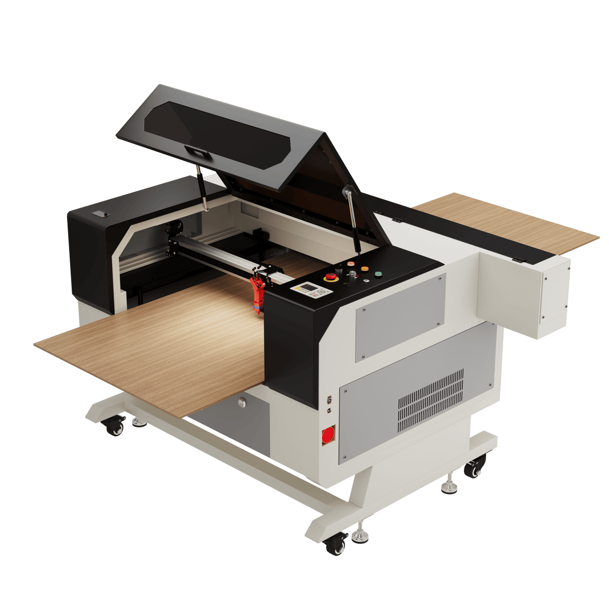 Monport 80W Machine à graver laser CO2 & cutter (500x700mm) avec autofocus et support