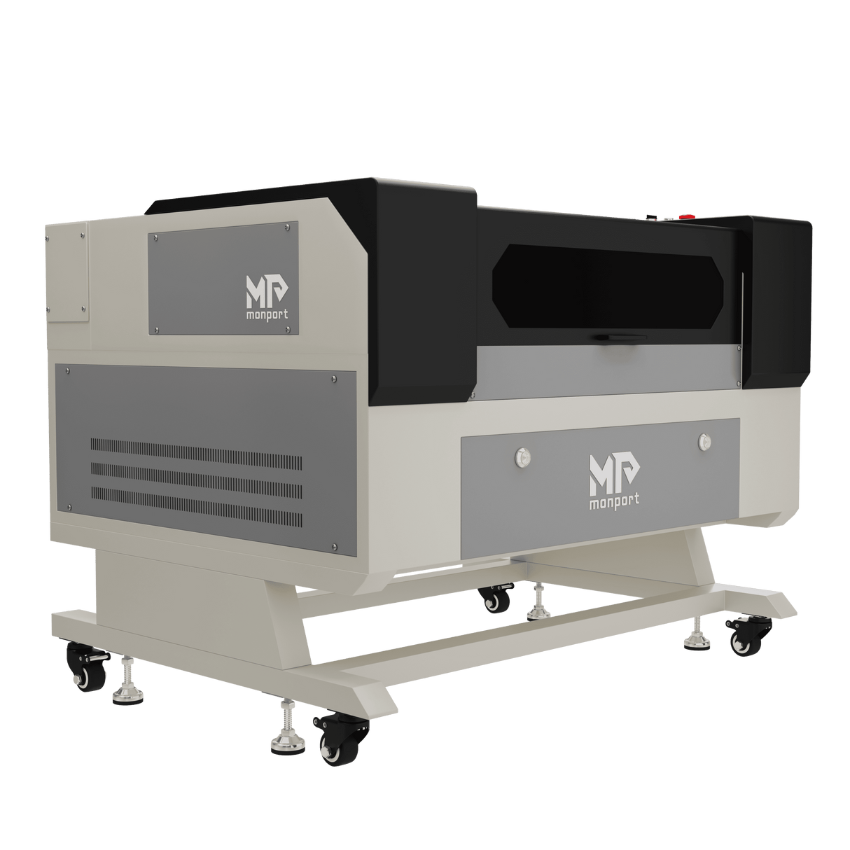 Monport 80W Machine à graver laser CO2 & cutter (500x700mm) avec autofocus et support