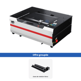 Monport Reno45 Pro 45W Graveuse et découpeuse laser CO2 de bureau (400×300mm) avec un tout nouveau système Mise au point automatique assistée