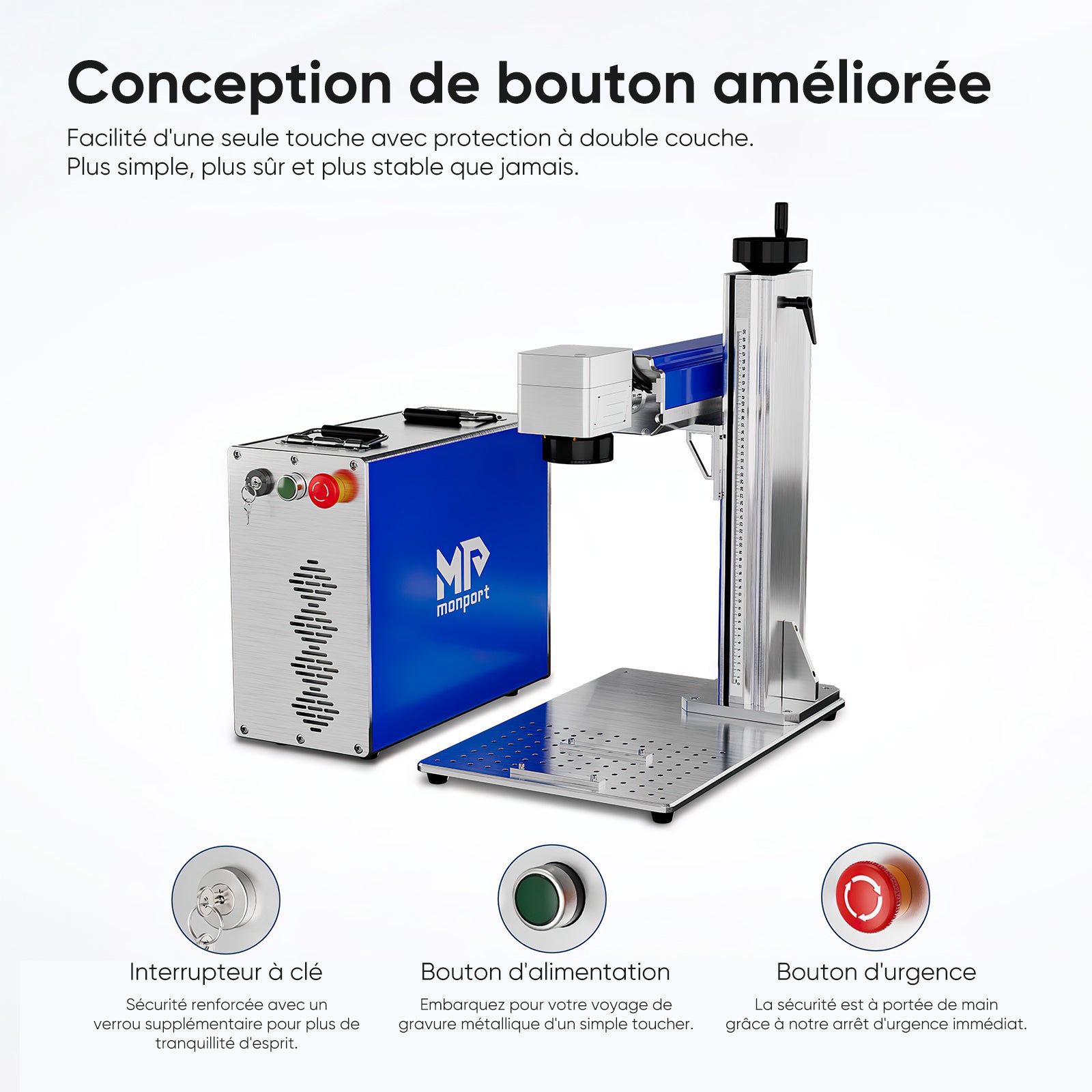 Monport GQ 30W Graveur laser à fibre (5.9