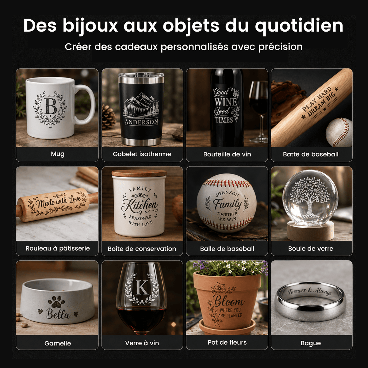 Axe rotatif multifonction amélioré pour Reno/Gpro Vision